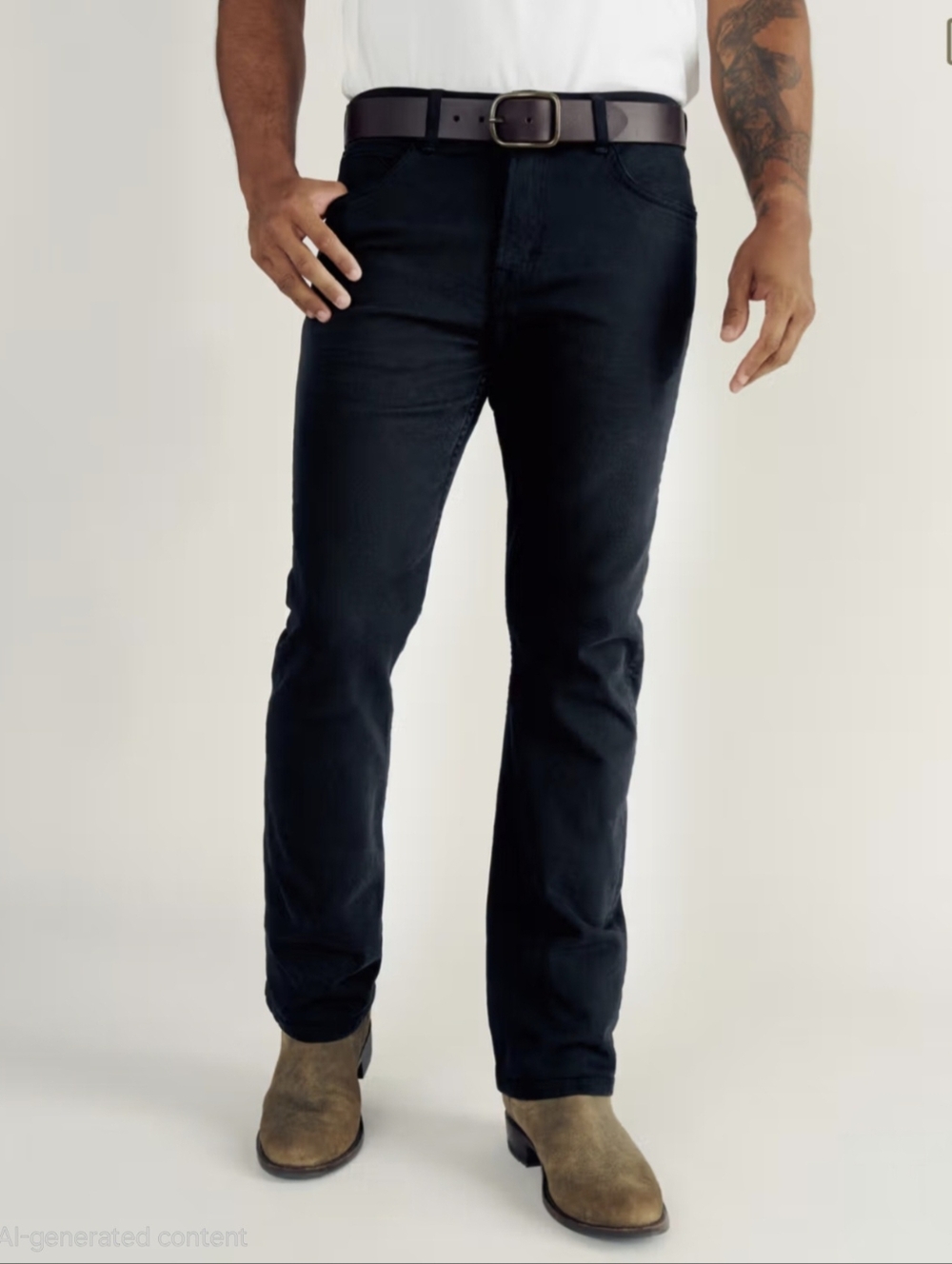 Tecovas Black Soft Stretch Twill Straight Leg 5 Pocket Enzyme Wash Jeans. 36